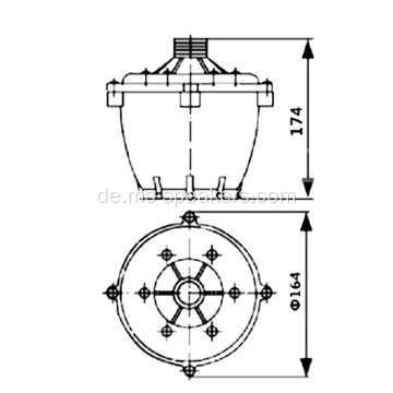 100V mit Transformator Reflex Horn Treibereinheit